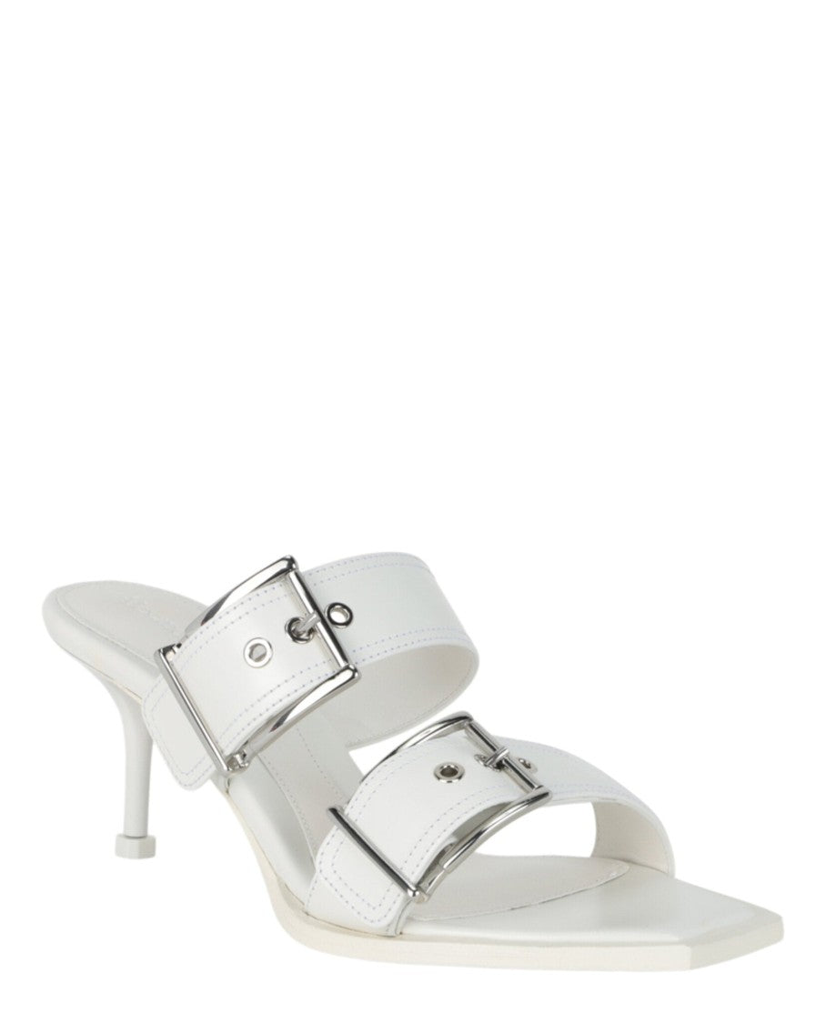Alexander Mcqueen Double Buckle Punk Mules