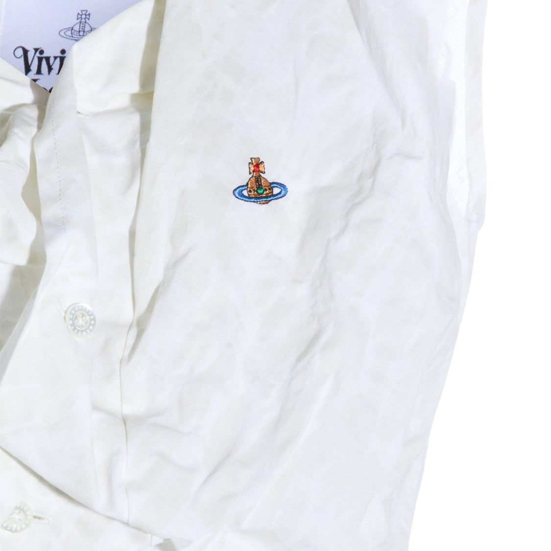 Vivienne Westwood Stained White Cotton Shirt