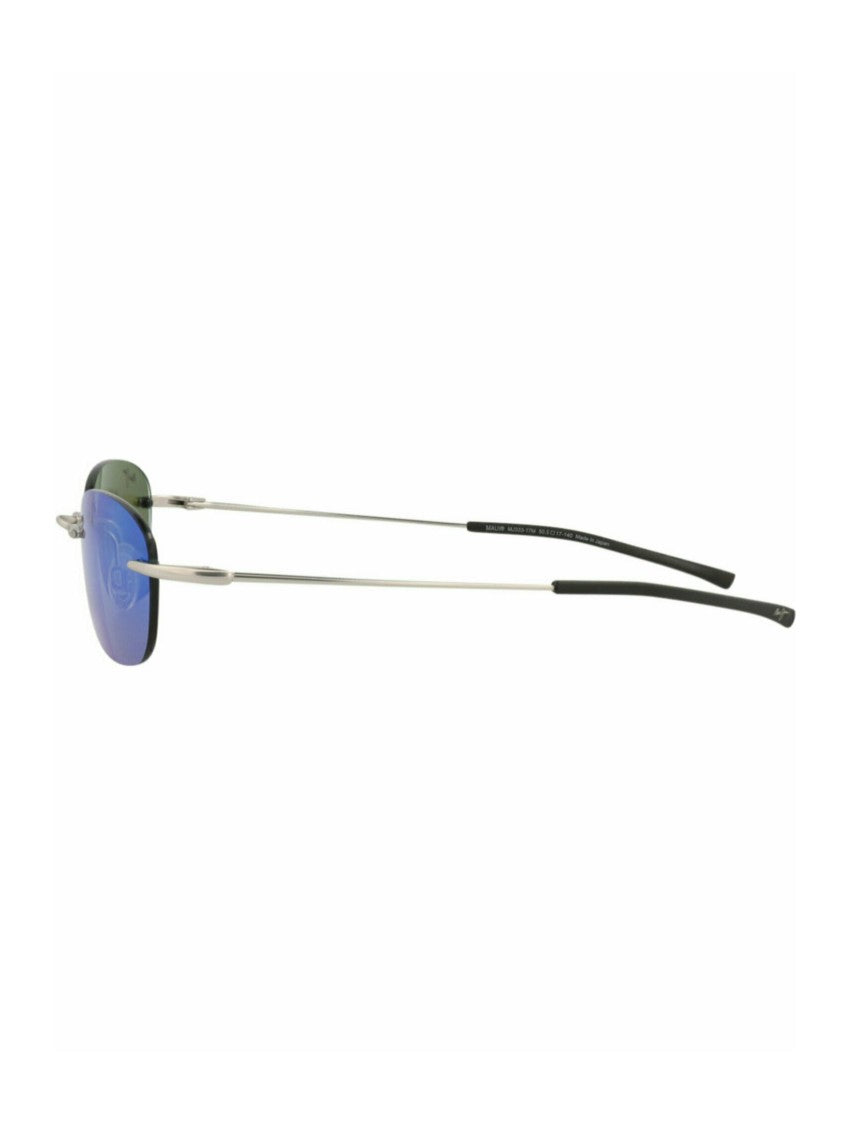 Maui Jim Round-Frame Memory Metal Sunglasses With Polarized Lenses