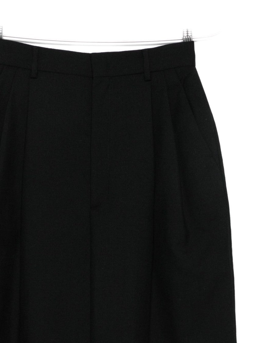Moschino Pleated Black Trousers