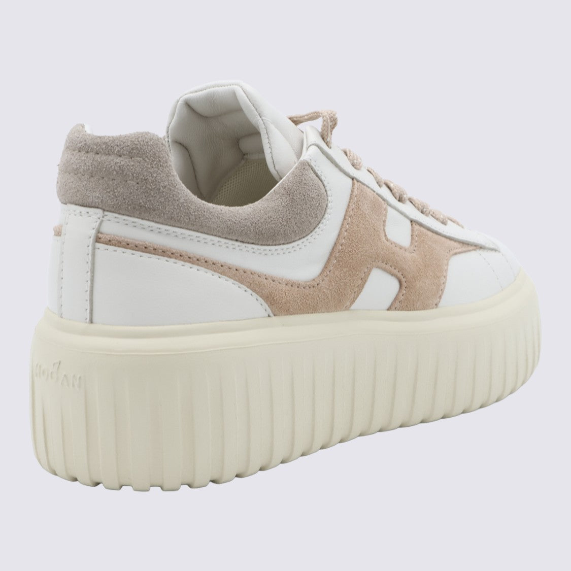 Hogan Chunky Platform Sneakers With Leather And Suede Overlays