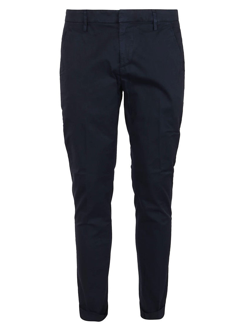 Dondup Tailored Slim-Fit Trousers With Darts And Welt Pockets