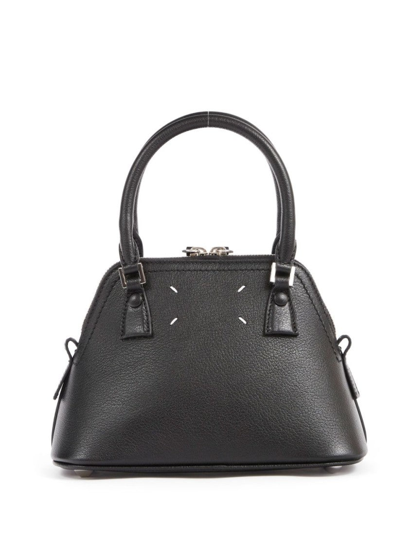 Maison Margiela Structured Trapezoidal Shoulder Bag In Capra Leather