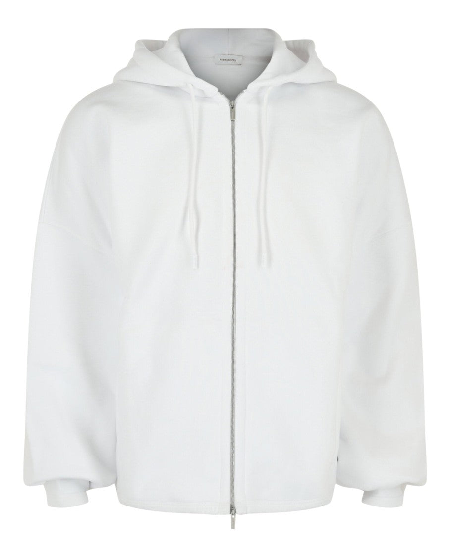 Ferragamo Heavyweight Fleece Zip-Up Hoodie