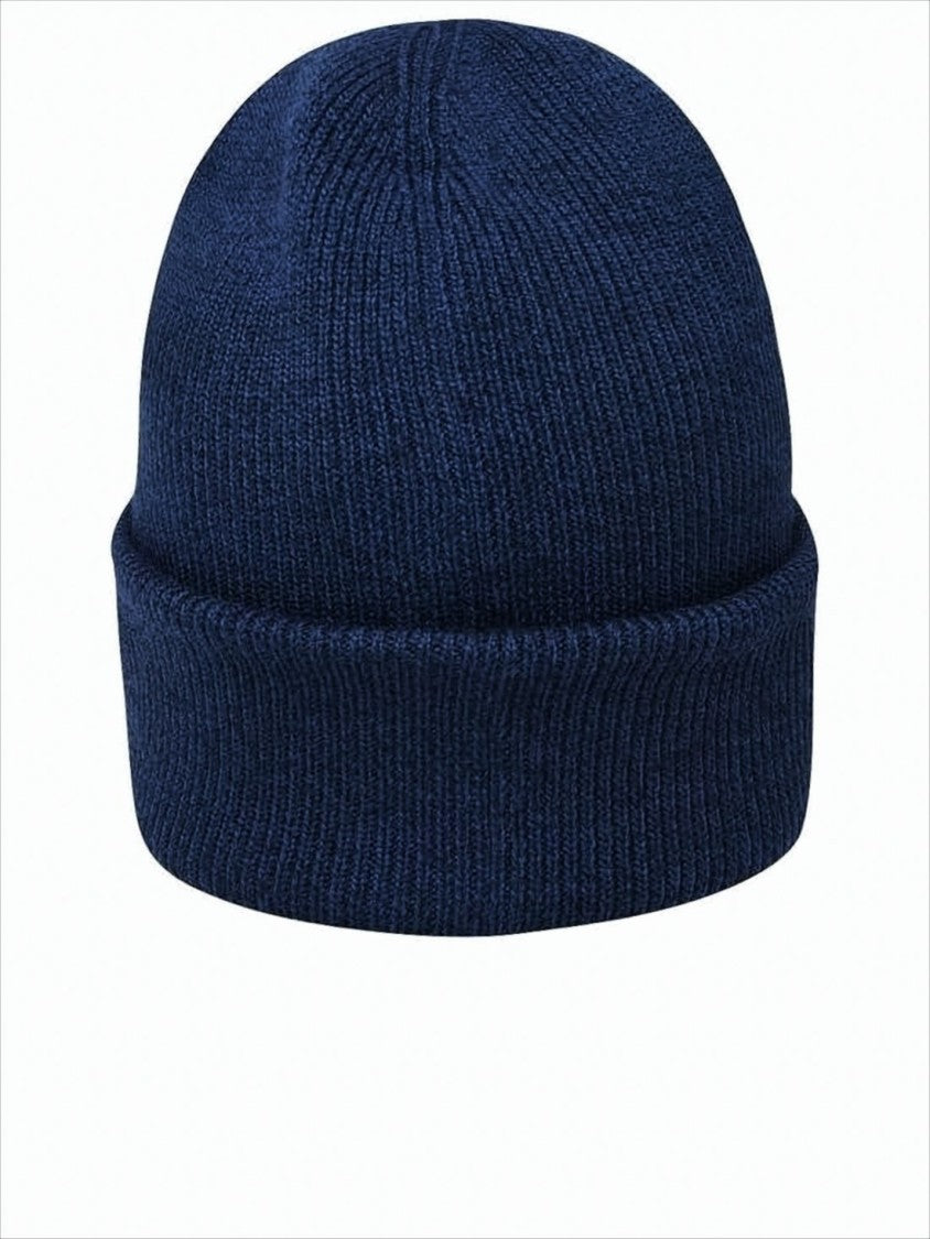 Canada Goose Ribbed Wool Beanie With Embroidered Logo Patch