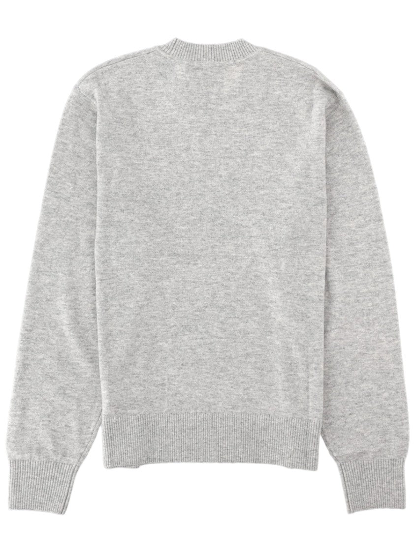 Versace Jeans Couture Knitted Sweater With Bold Logo Design