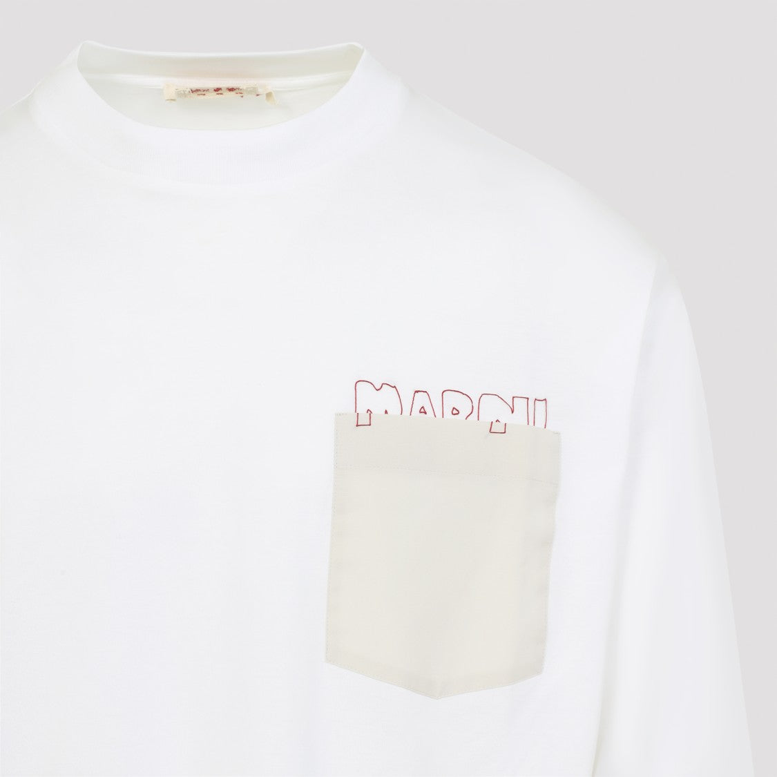 Marni Long-Sleeve White T-Shirt