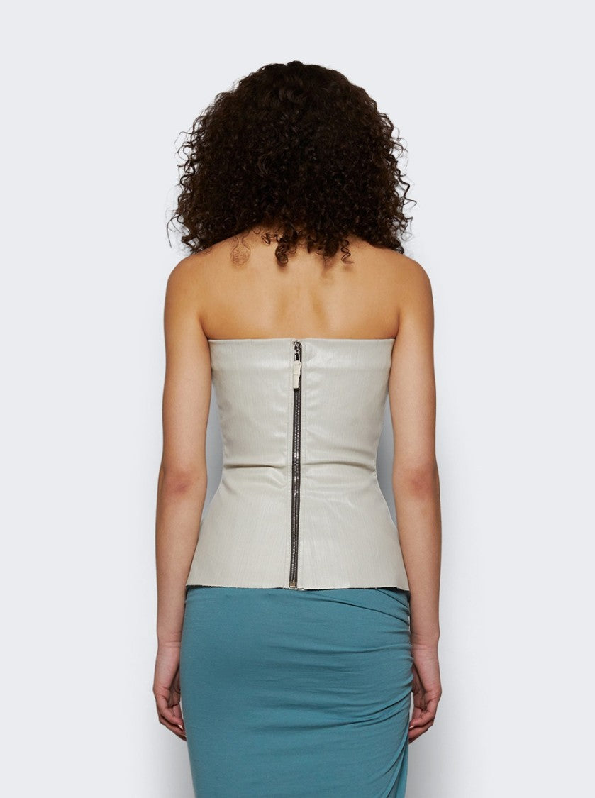 Rick Owens Denim Bustier Top Dinge