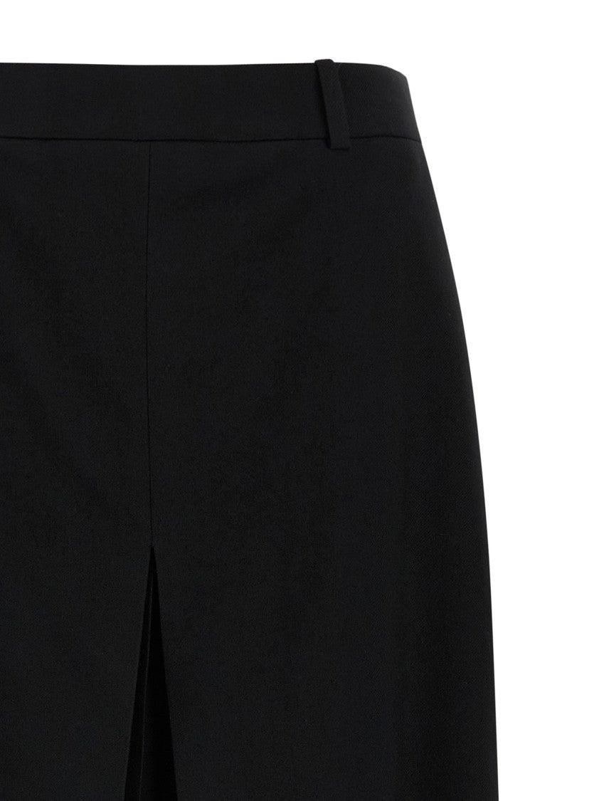 Saint Laurent Wool Midi Skirt