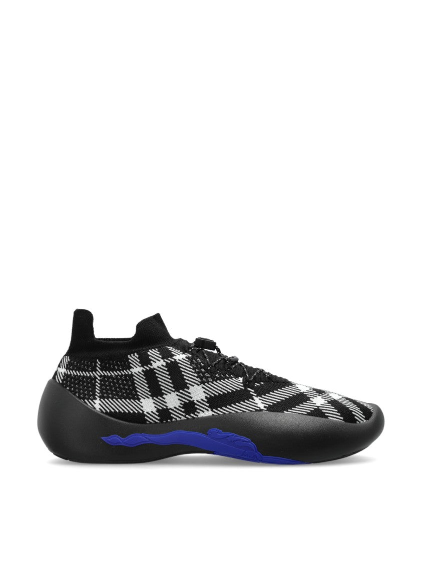 Burberry Neptune Check Logo Sneakers