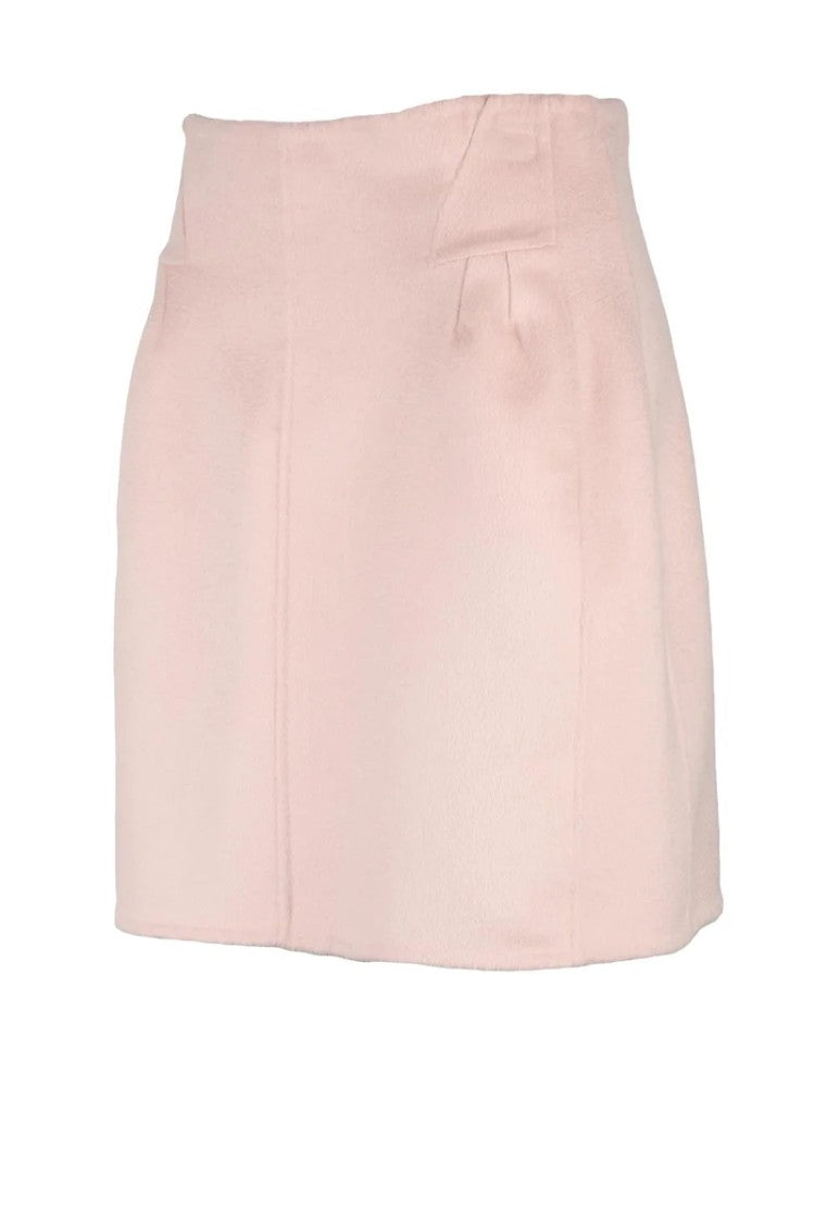 Ermanno Scervino Flared Skirt Virgin Wool - Pink