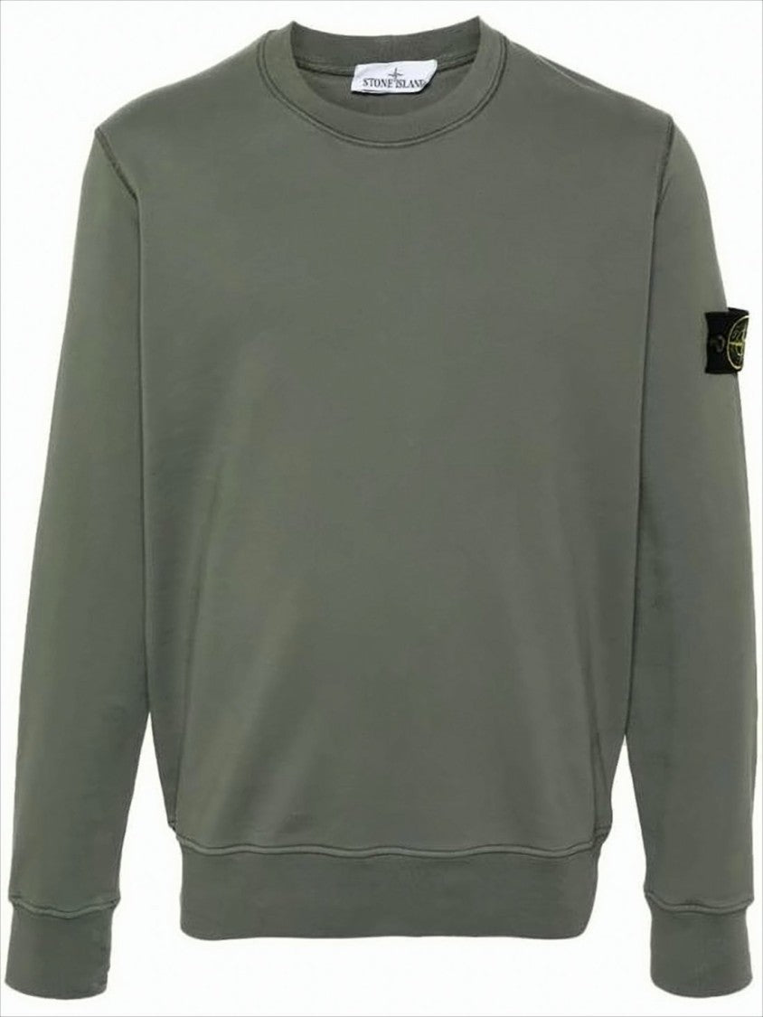 Stone Island Muted Green Long-Sleeve Sweatshirt