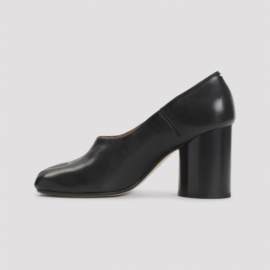 Maison Margiela Split-Toe Black Lamb Leather Pumps