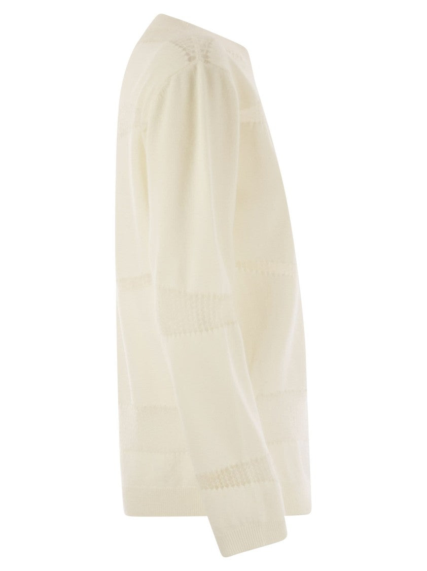 Fabiana Filippi Platinum Boat Neck Sweater