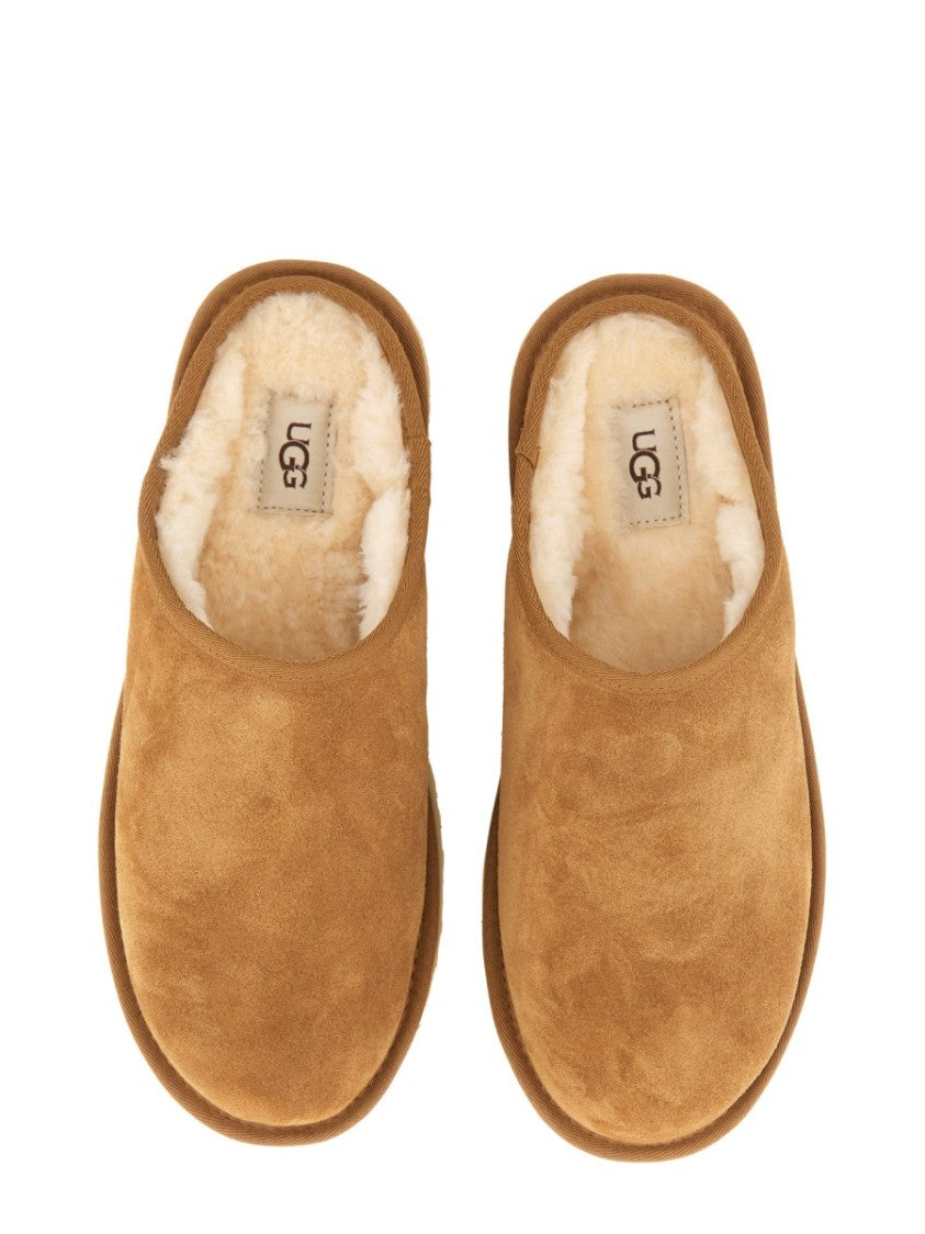 Ugg Classic Shearling-Lined Suede Loafers