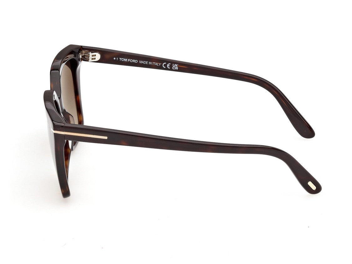 Tom Ford Ft1412 Oversized Tortoiseshell Acetate Square Sunglasses