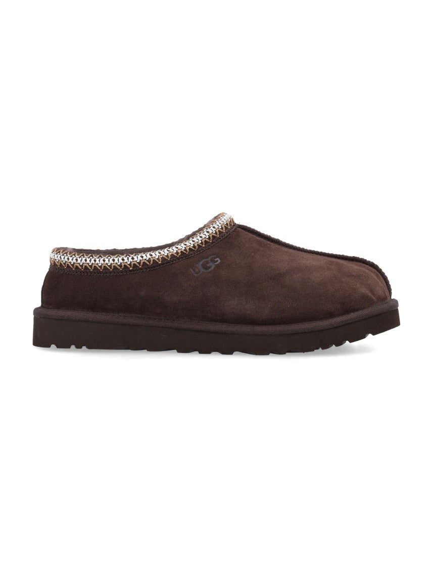 Ugg Tasman Slip On Suede Shearling Mules