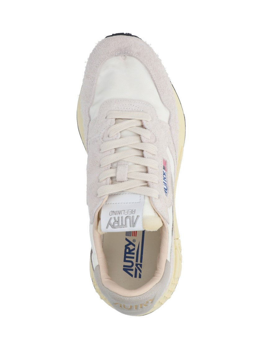 Autry Grey Reelwind Low Suede Sneakers