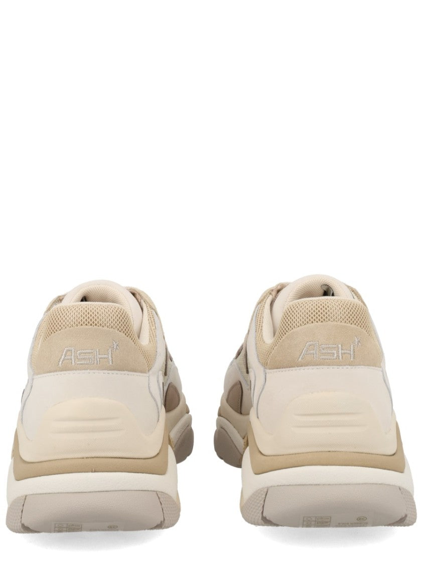 Ash Neutrals Addict Layered Suede Chunky Sneakers
