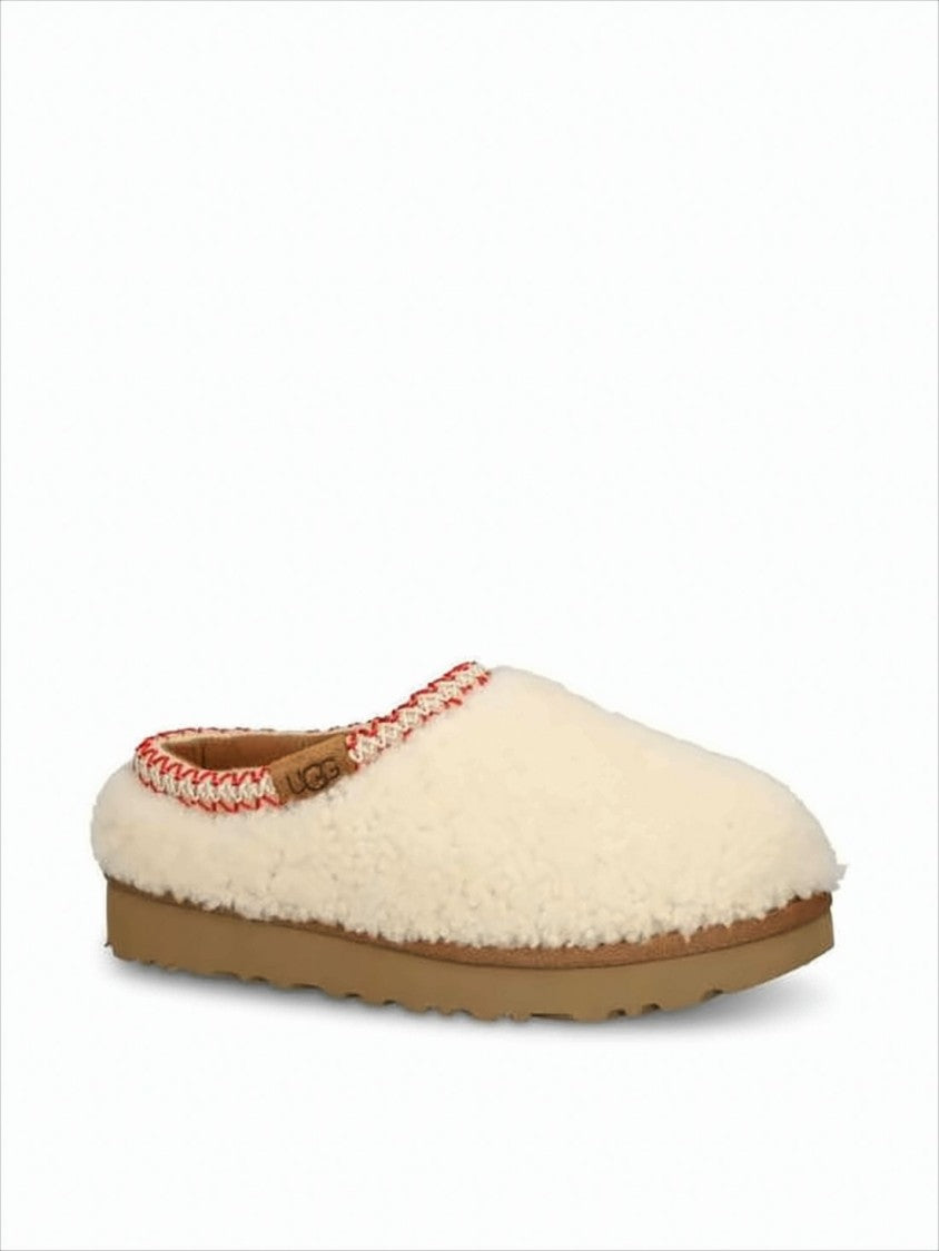 Ugg Textured Wool Blend Slip-On Mule With Zigzag Stitch