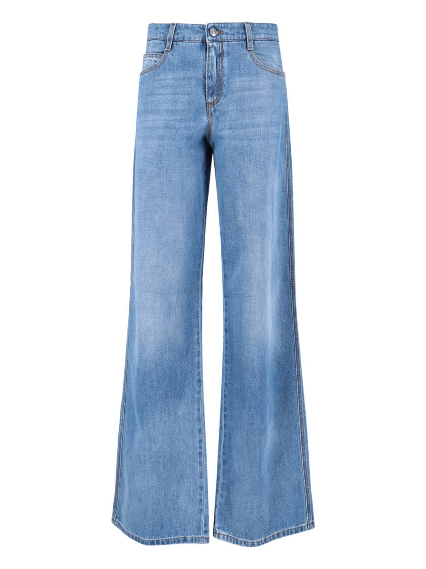Ermanno Scervino Wide-Leg Jeans – Blue