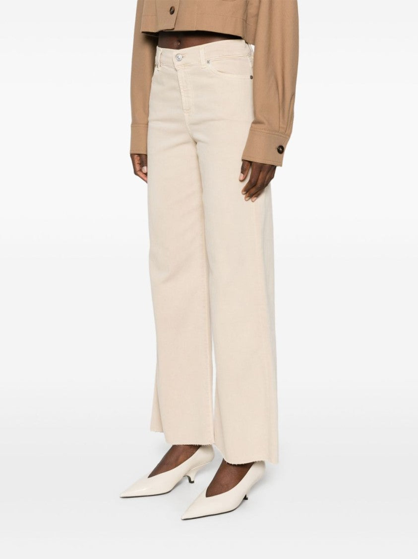 7 For All Mankind Wide-Leg Jeans With High Waist