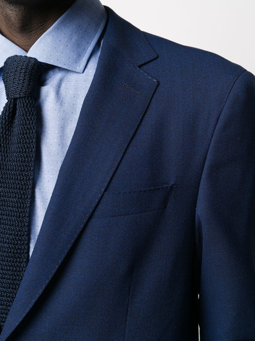Boss Deep Blue Virgin Wool Two-Piece Suit
