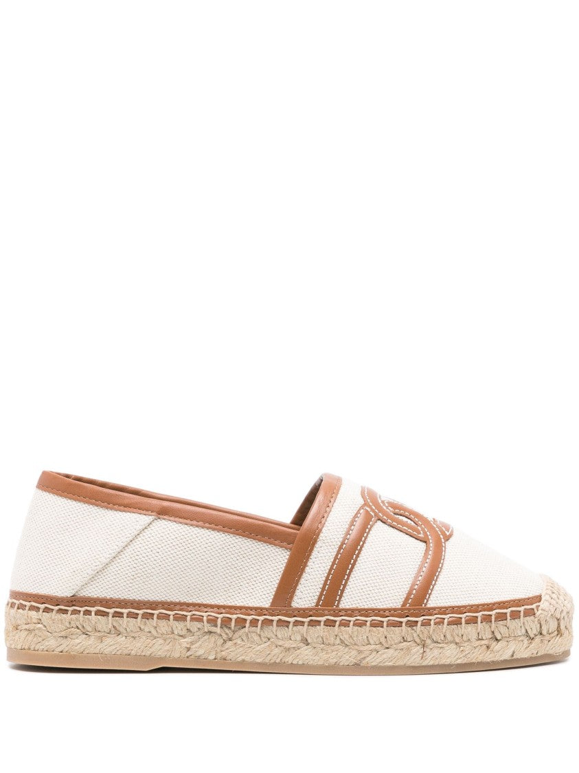 Tod's Chain-Applique Espadrilles With Rubber Sole