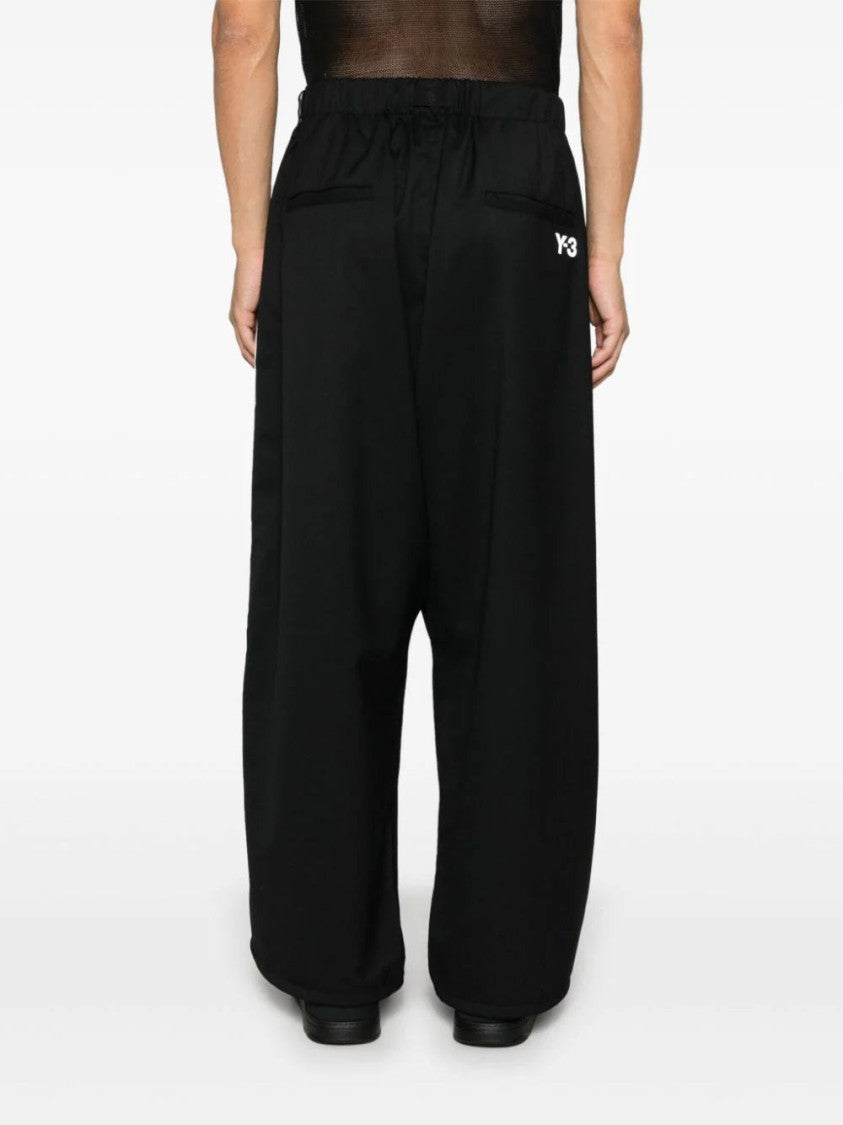 Y-3 3-Stripes Logo Trousers