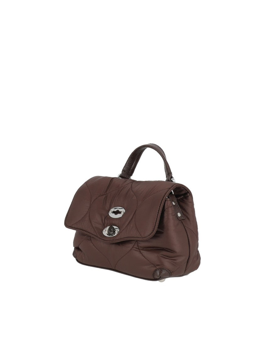 Zanellato Srl Brown Lunaria Quilted Leather Shoulder Bag