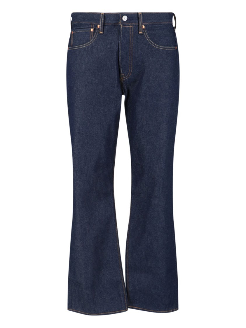 Levi's Strauss Navy 501 Denim Straight-Leg Jeans