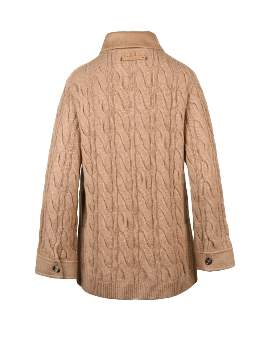 Max Mara Beige Camel Unlined Jacket