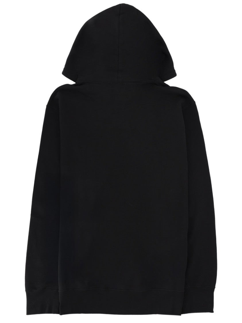 Alexander Mcqueen Skull Motif Cotton Floral Hoodie