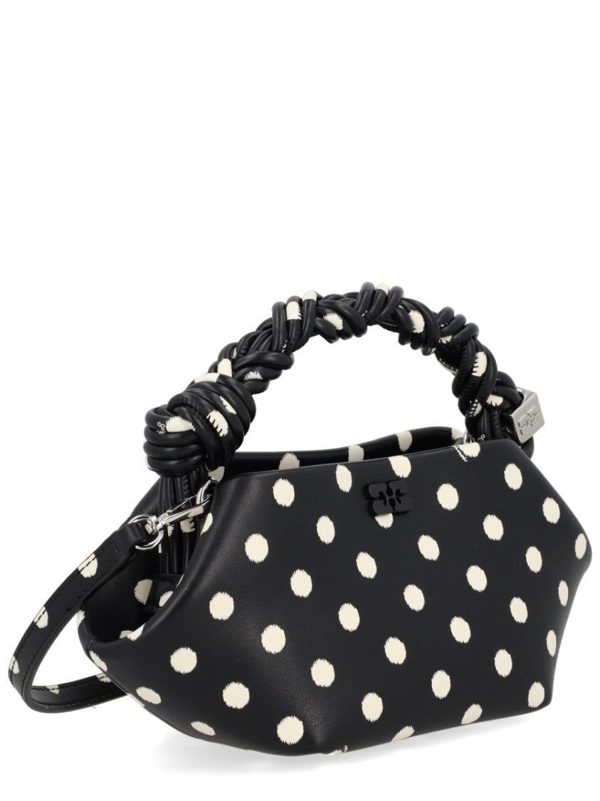 Ganni Mini Bou Structured Polka Bag