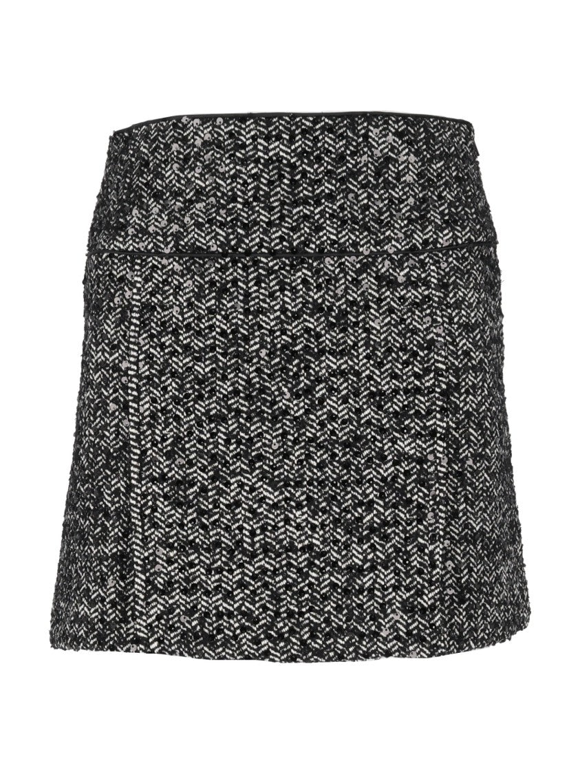 Ermanno Scervino Gonna Herringbone Mini Skirt