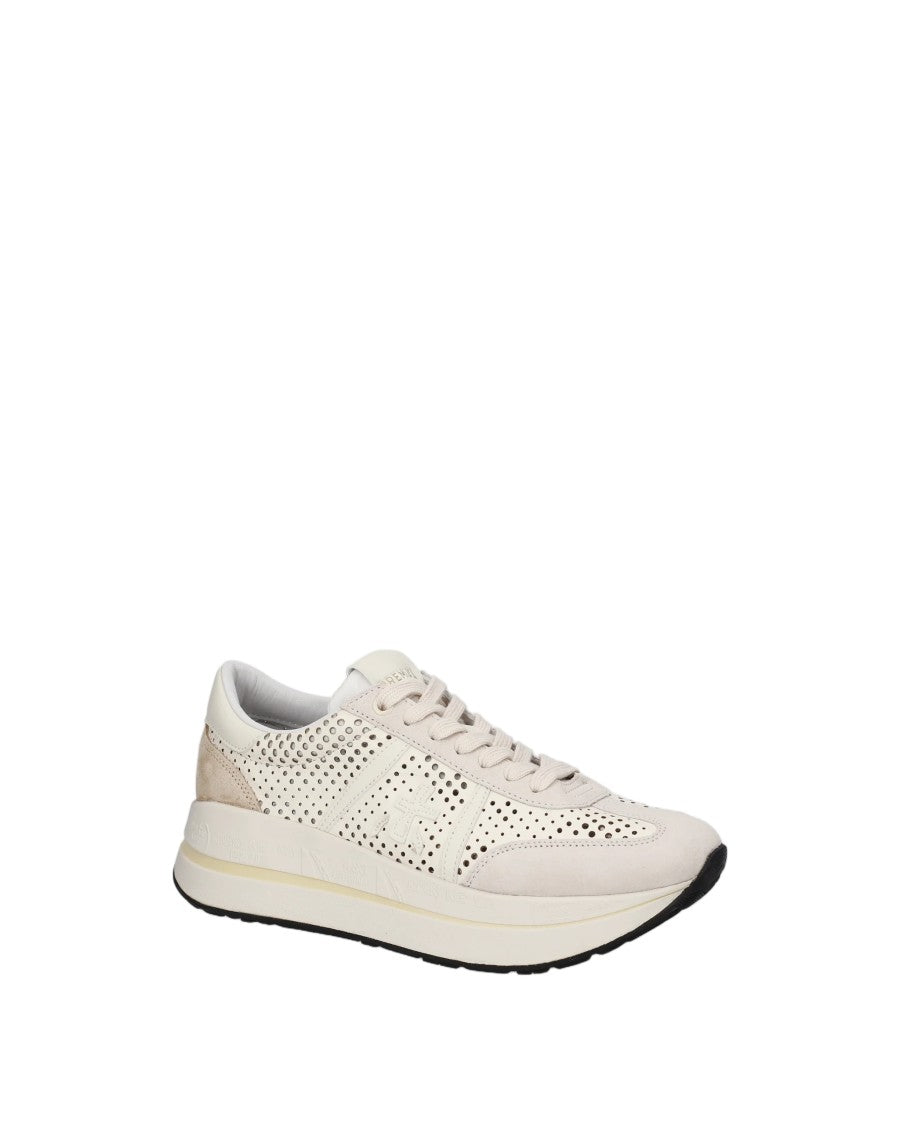 Premiata Sparkling Details Leather Sneakers