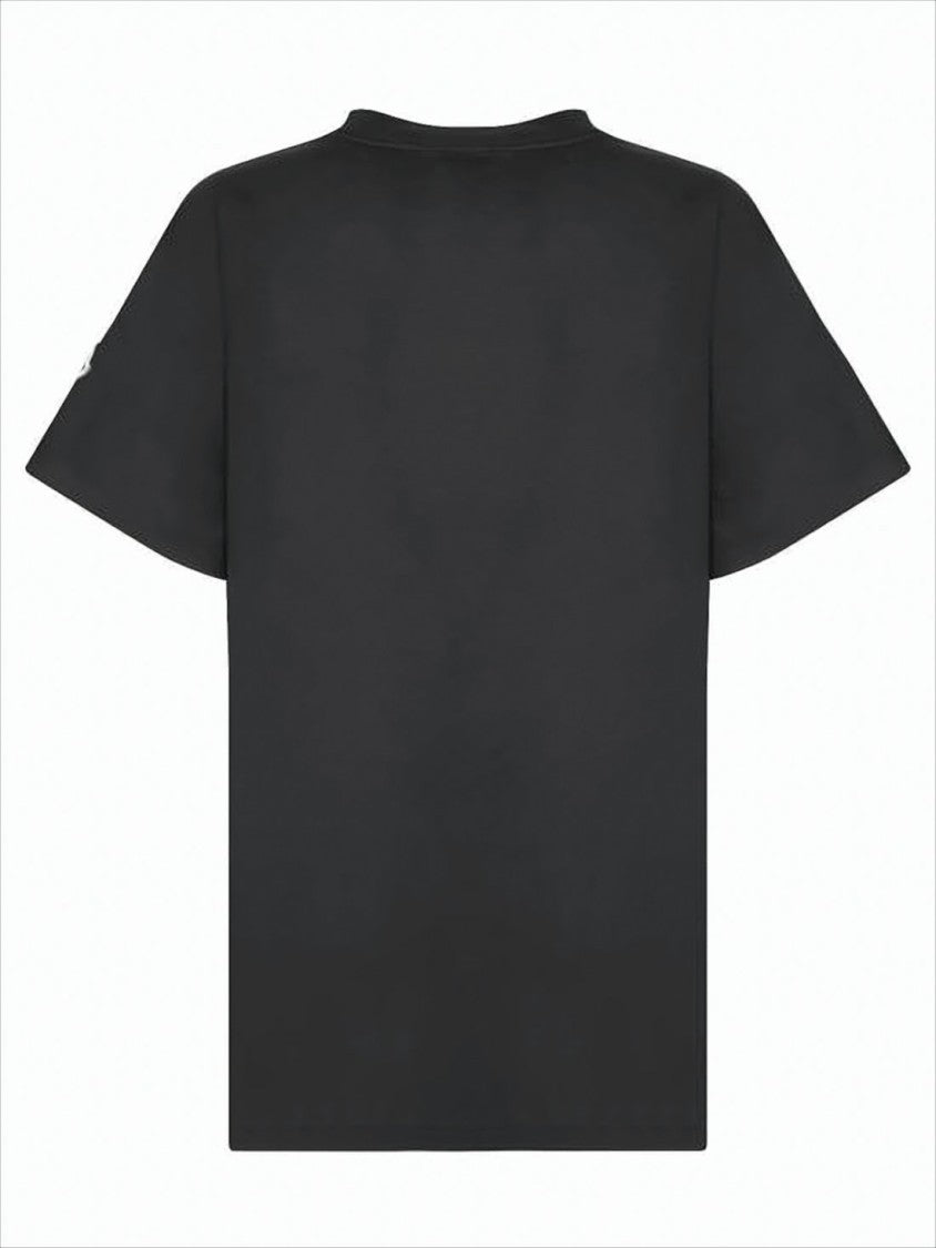 Moncler Loose-Fitting Cotton T-Shirt With Bold Logo