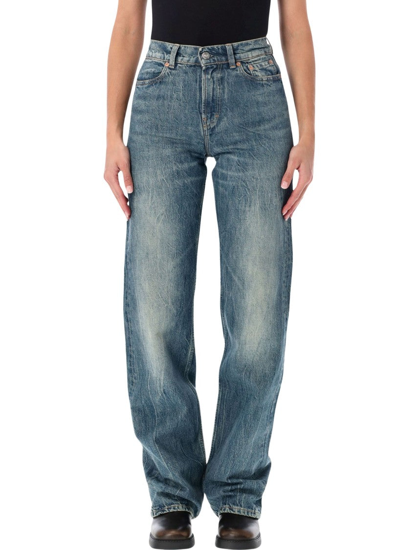 Our Legacy Relaxed Vintage Wash Straight-Leg Jeans