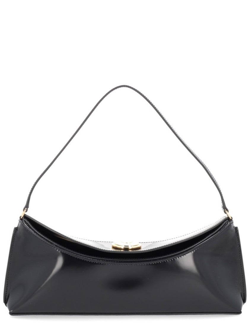 Jacquemus Ovalo Elongated Leather Shoulder Bag