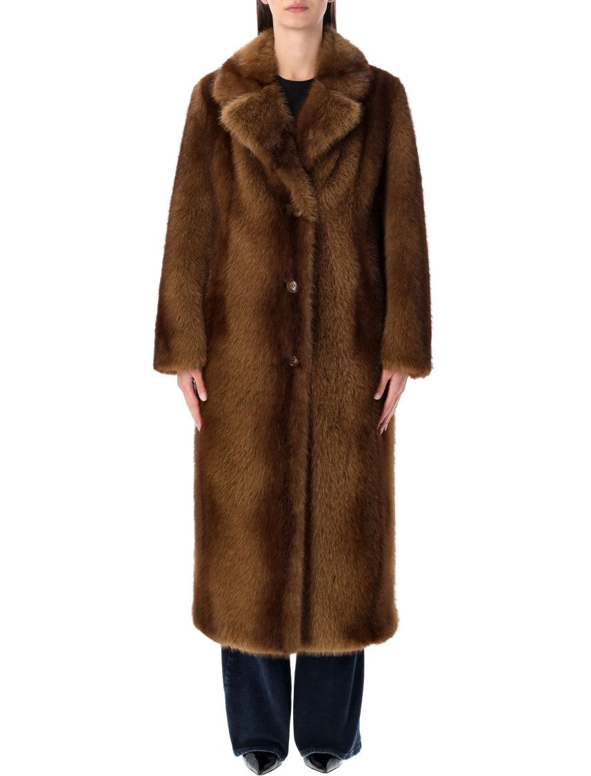 Stand Studio Nora Coat Eco Fur Luxe