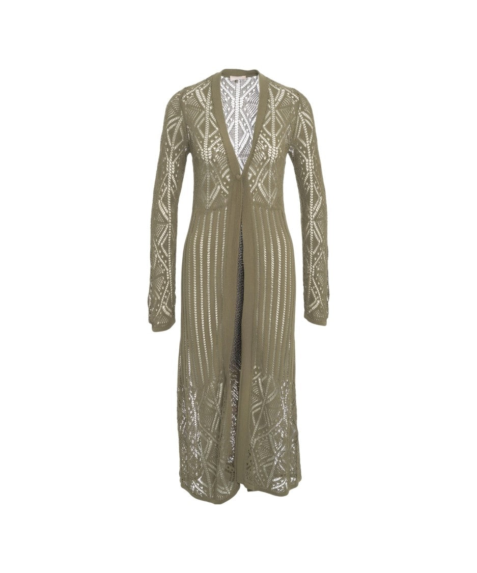 Liu Jo Long Lace Crochet Cardigan