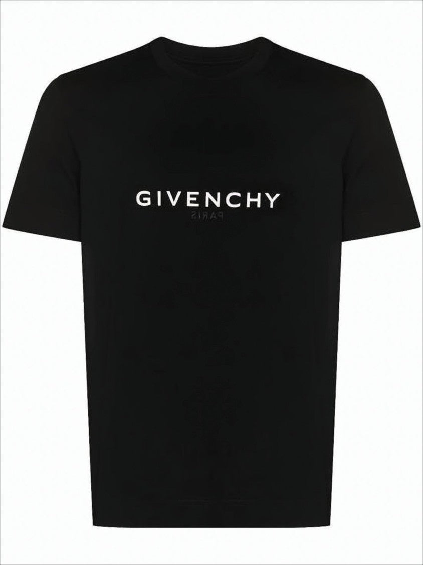 Givenchy Relaxed Black Cotton Crew Neck T-Shirt With Logo