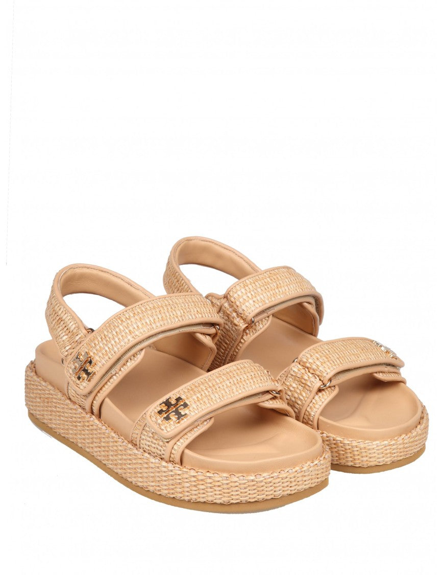 Tory Burch Kira Sport Sandal In Natural Raffia