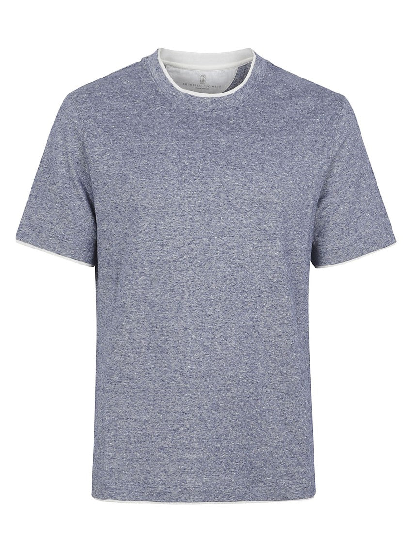 Brunello Cucinelli Linen-Cotton Blend T-Shirt