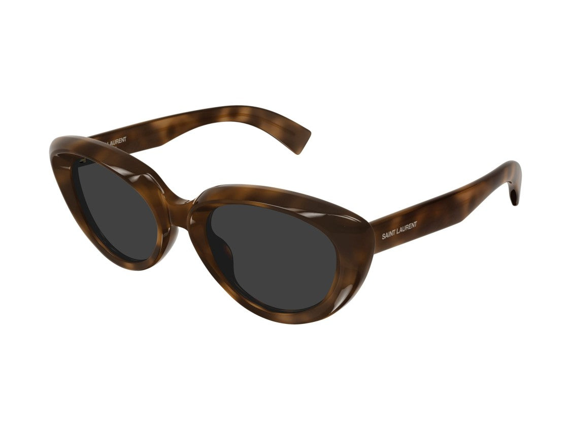 Saint Laurent Sl 859 Cat-Eye Glossy Tortoiseshell Sunglasses