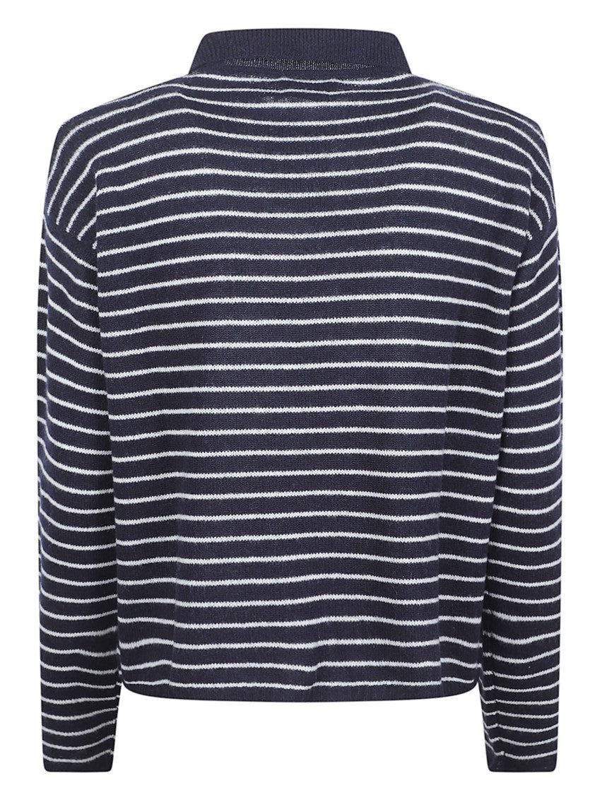 Be You Cropped Knit Polo Top