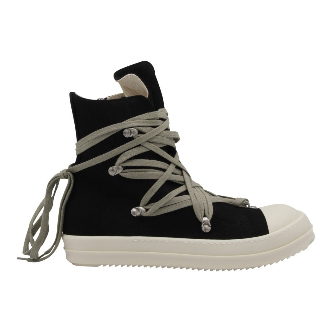 Drkshdw By Rick Owens High-Top Sneakers With Multiple Laces And Rugged Details