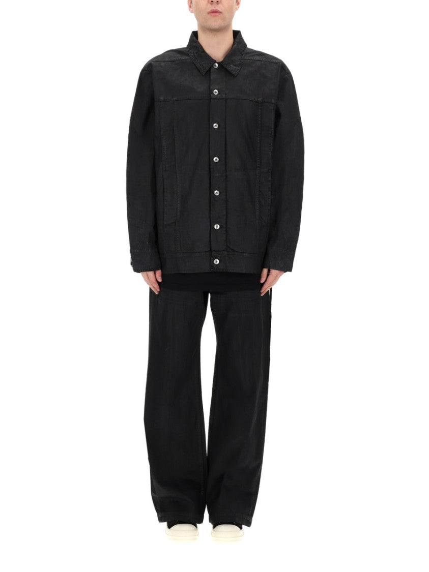 Drkshdw By Rick Owens Jumbo Worker Cotton Jacket