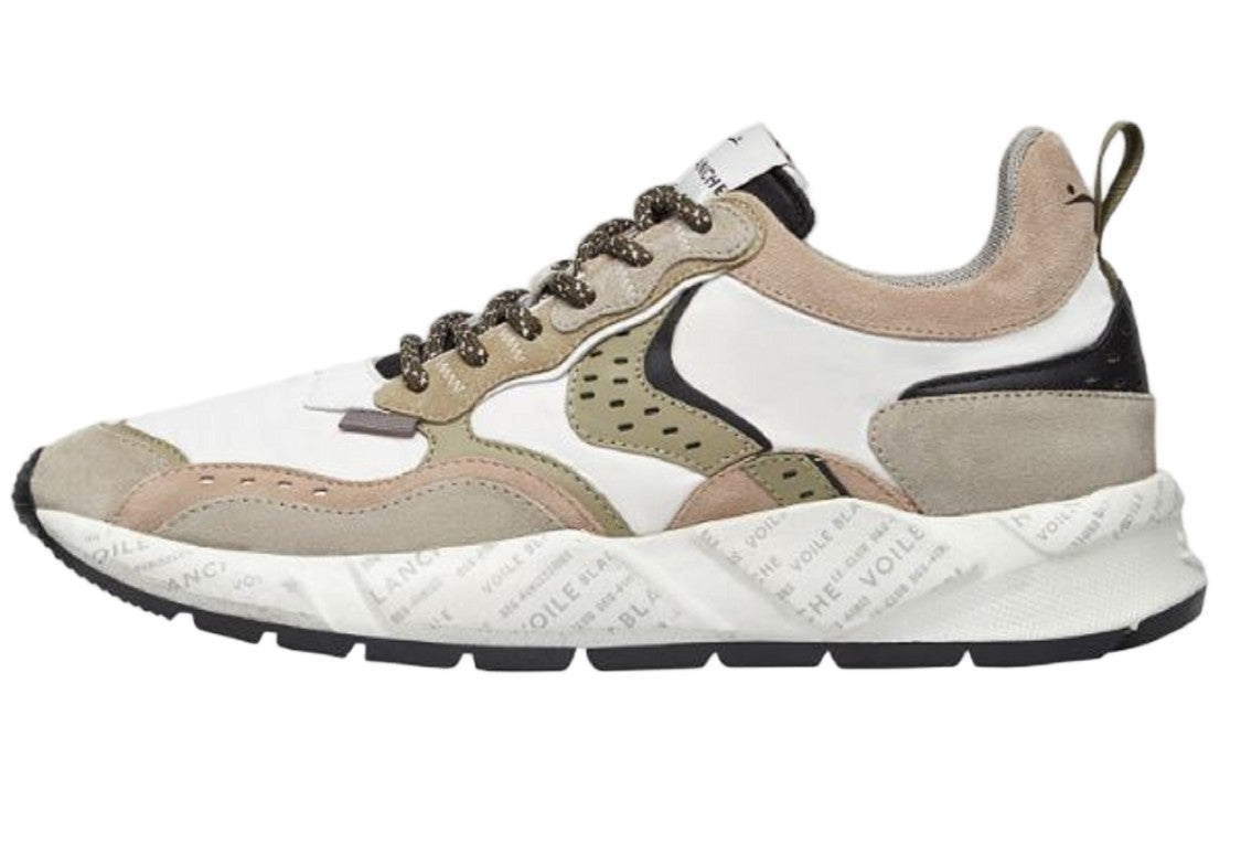 Voile Blanche Taupe White Stone Laced Comfort Shoes