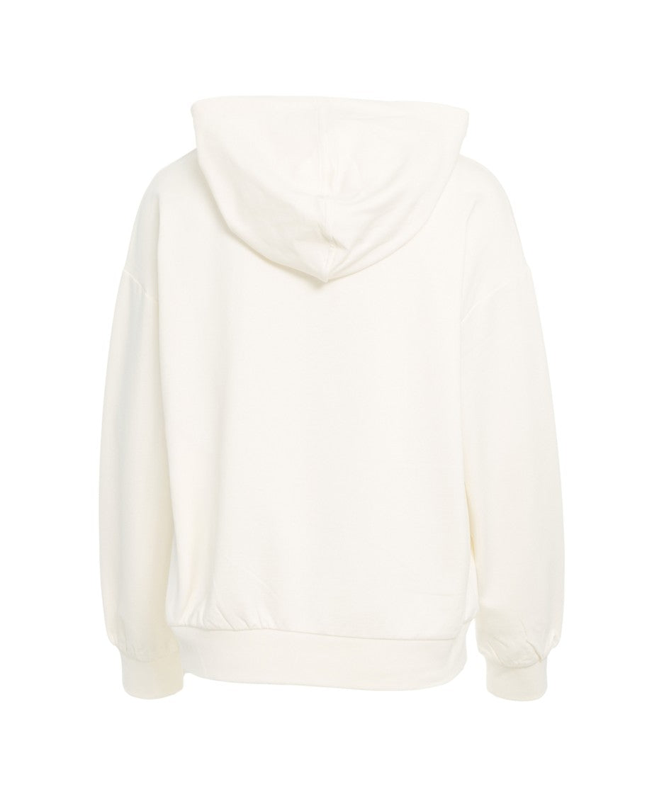 Liu Jo Creamy White Oversized Sweatshirt